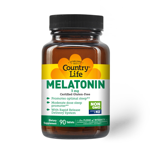 Country Life - Melatonin 3 mg - 90 Tablets