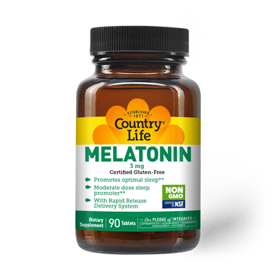 Country Life - Melatonin 3 mg - 90 Tablets