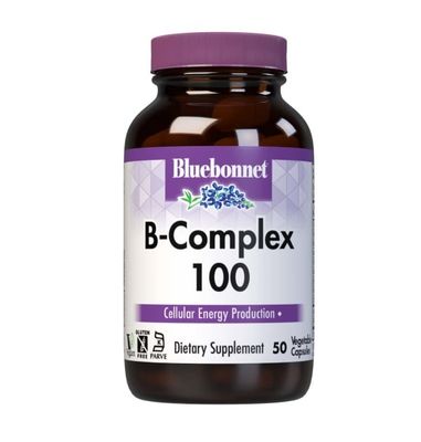 Bluebonnet - B-Complex 100 - 50 Veg Capsules Bluebonnet - B-Complex 100 - 50 Veg Capsules