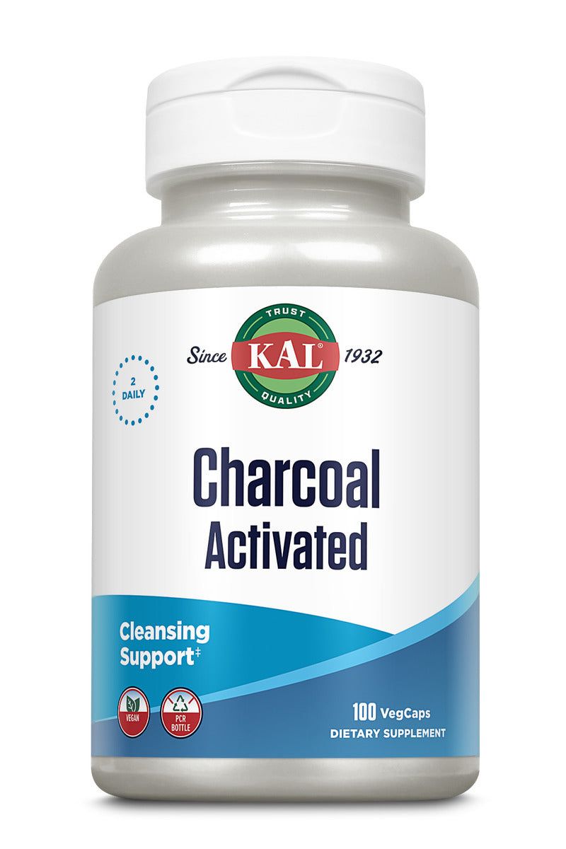 Kal - Charcoal Activated - 100 Capsules