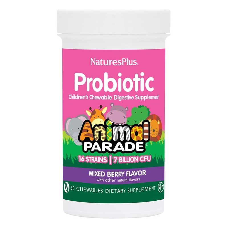 Natures Plus - Animal Parade Probiotic Mixed Berry - 30 Count