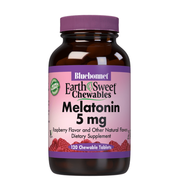 Bluebonnet - Earthsweet Chewable Melatonin 5 mg Raspberry - 120 Count