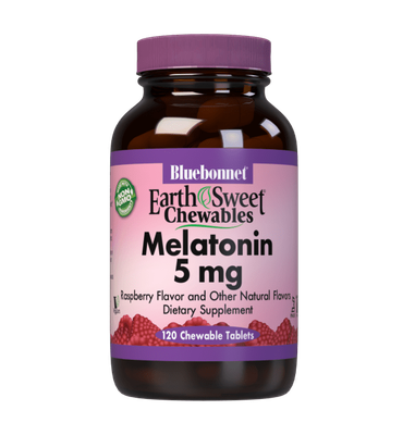 Bluebonnet - Earthsweet Chewable Melatonin 5 mg Raspberry - 120 Count