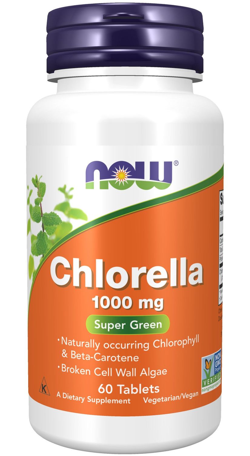 Now - Chlorella 1000mg - 60 Tablets