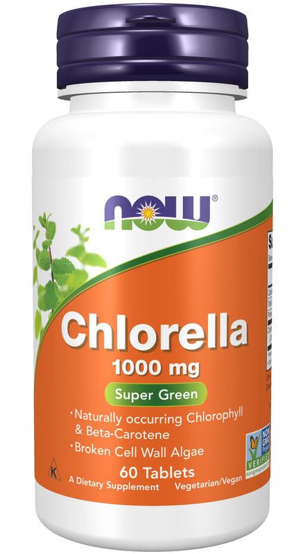 Now - Chlorella 1000mg - 60 Tablets