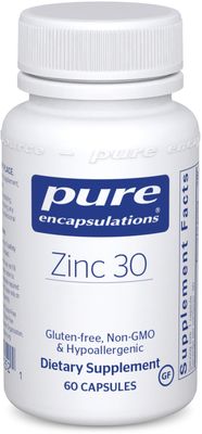 Pure Encapsulations - Zinc - 60 Veg Capsules
