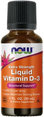 Now - Ex Str Liquid Vit D 3 1000 IU - 1 oz Now - Ex Str Liquid Vit D 3 1000 IU - 1 oz