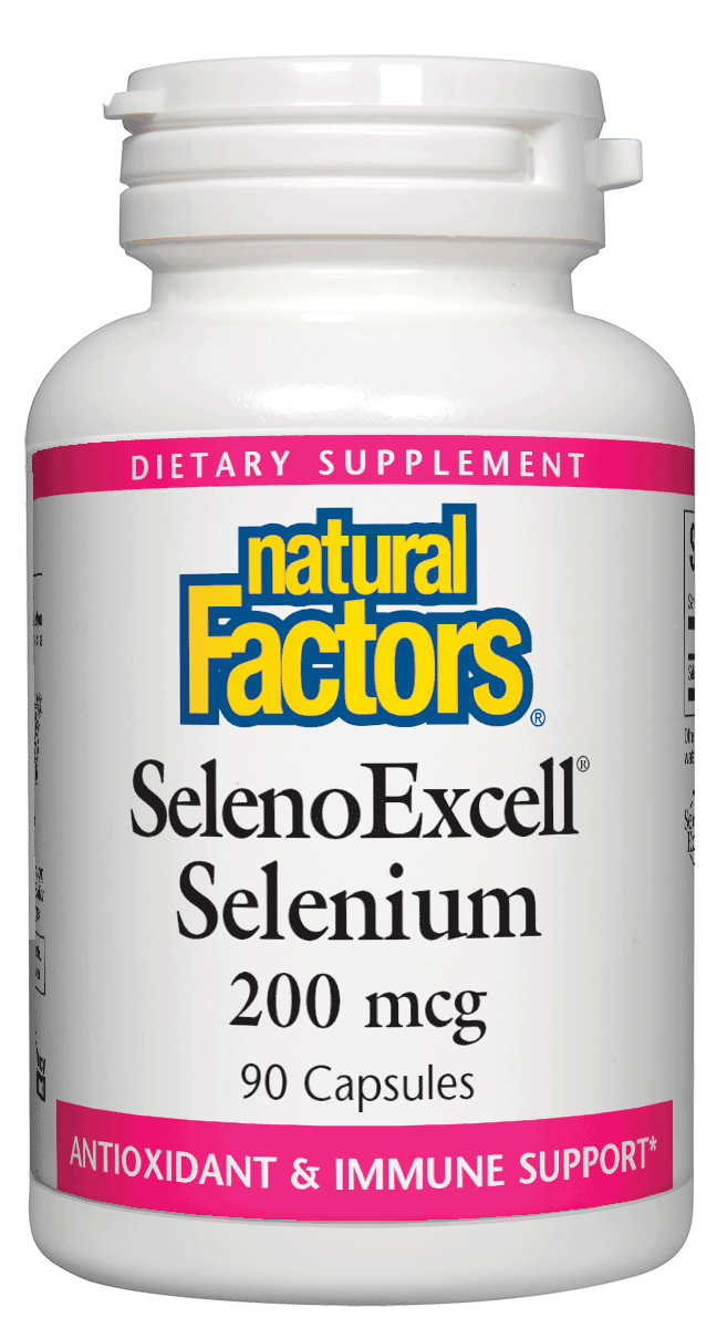 Natural Factors - Selenoexcell 200 mcg - 90 Capsules