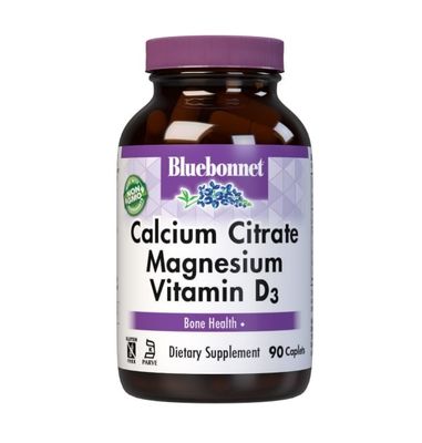 Bluebonnet - Calcium Citrate Plus Vitamin D3 - 90 Capsules