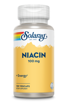 Solaray - Niacin - 100 Capsules