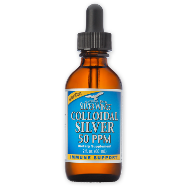 Natural Path Silver Wings - Colloidal Silver 50 PPM - 2 oz