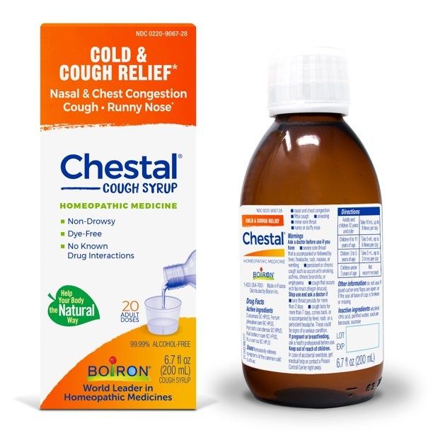 Boiron - Chestal Adult Cold &amp; Cough - 6.7 fl oz