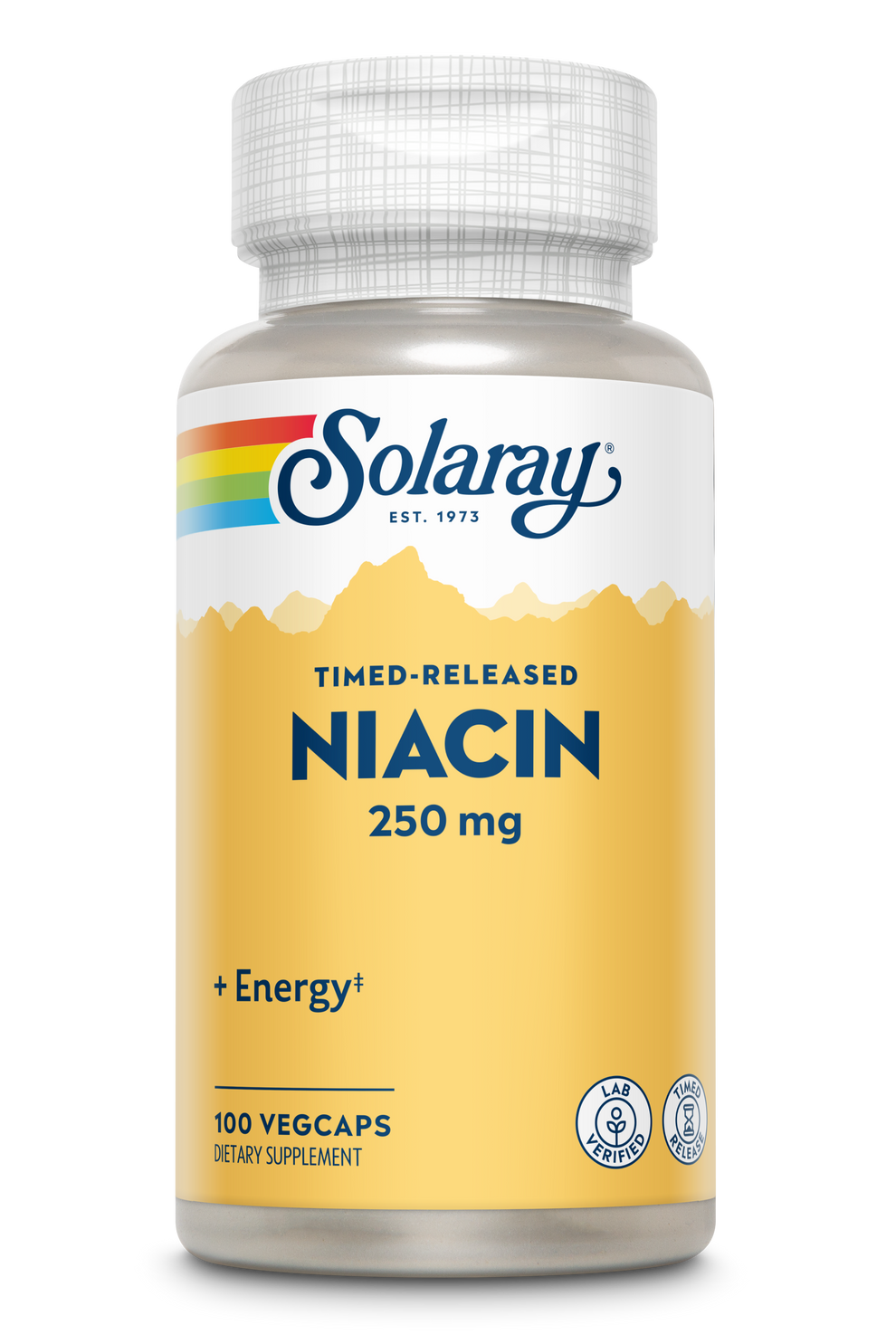 Solaray - Niacin - 100 Capsules