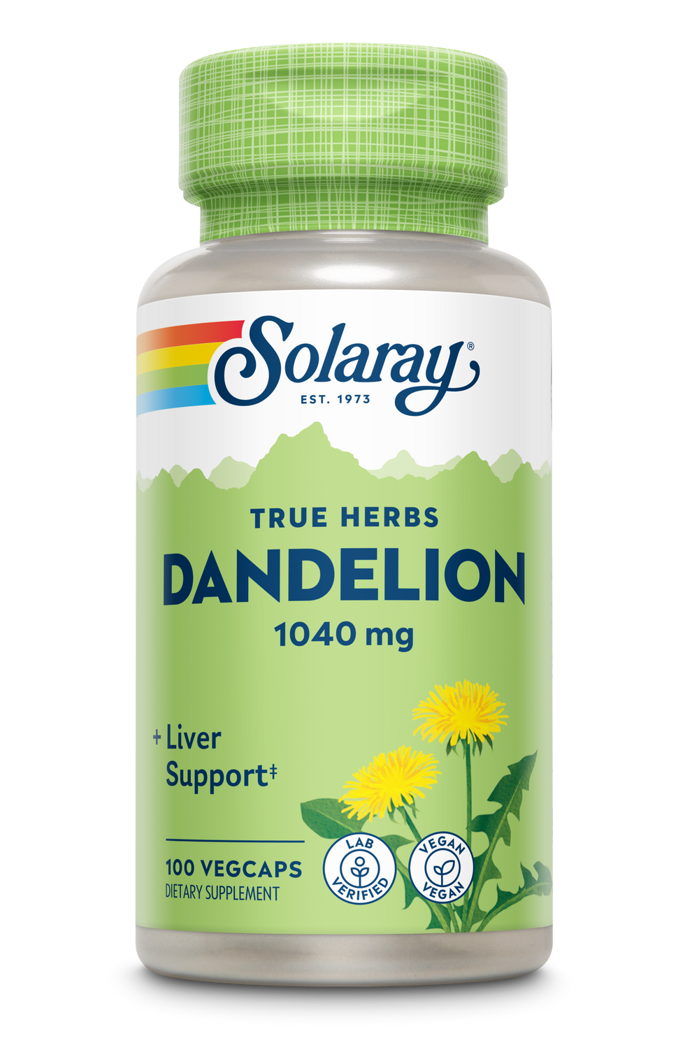 Solaray - Dandelion Root - 100 Capsules