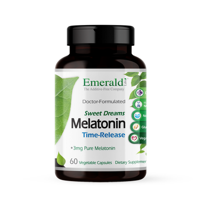 Emerald Labs - Melatonin 3 mg Timed Release - 60 Veg Capsules