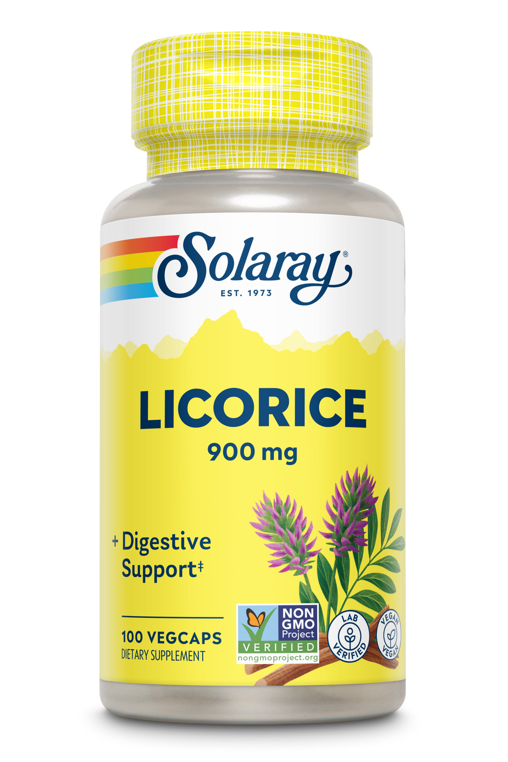 Solaray - Licorice Root - 100 Capsules