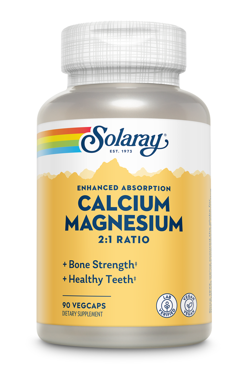 Solaray - Calcium &amp; Mag - 90 count