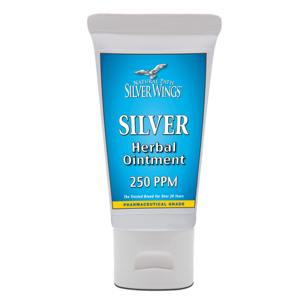 Natural Path Silver Wings - Silver Herbal Ointment 250PPM - .75 oz