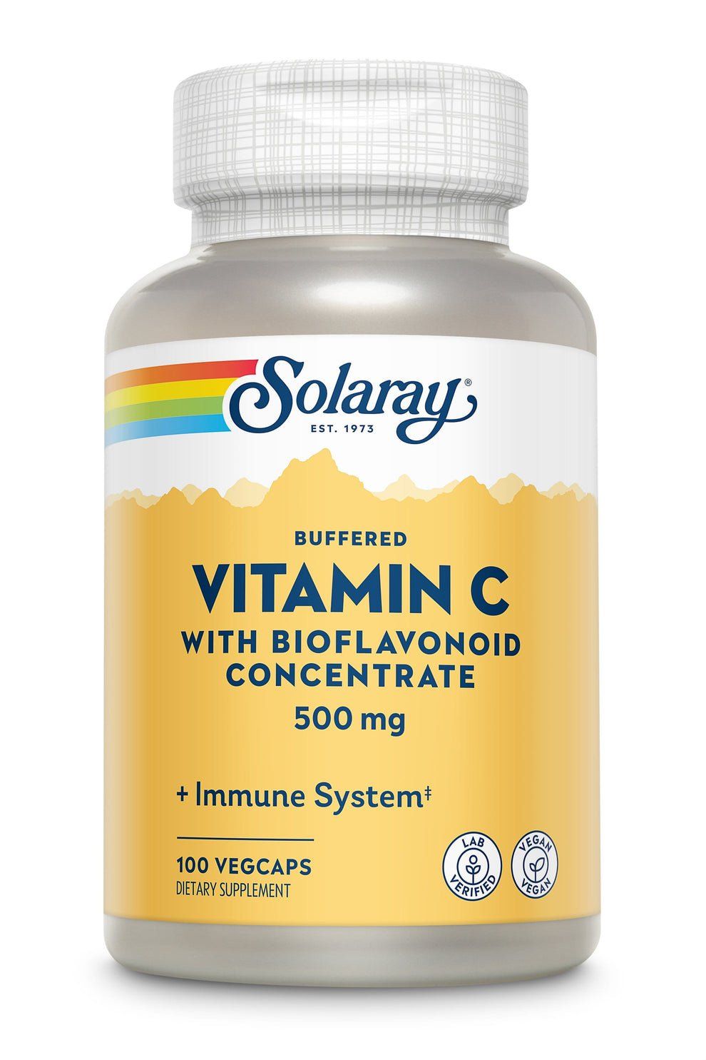 Solaray - Vitamin C Buffered - 100 Capsules