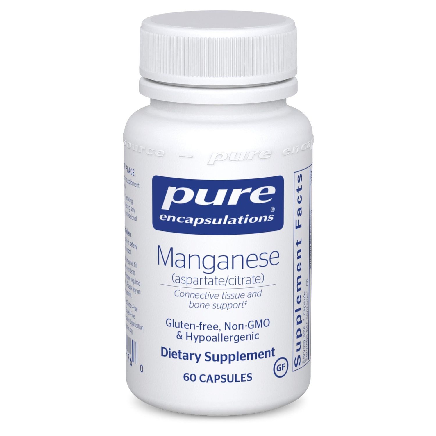 Pure Encapsulations - Manganese Aspartate - 60 Capsules