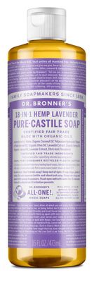 Dr Bronners - Organic Castile Liquid Soap Lavender - 16 oz