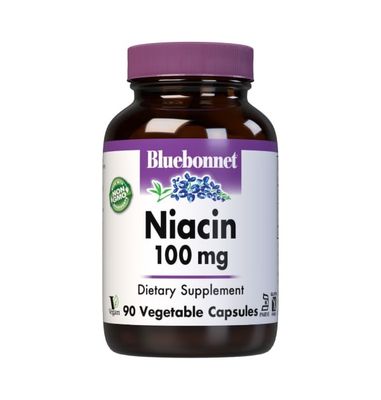 Bluebonnet - Niacin 100 mg - 90 Veg Capsules Bluebonnet - Niacin 100 mg - 90 Veg Capsules