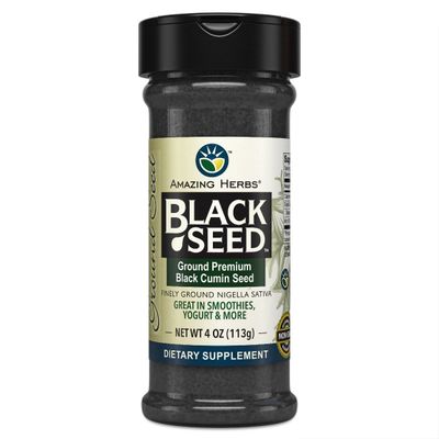 Amazing Herbs - Black Seed Black Cumin Seed - Ground - 4 oz