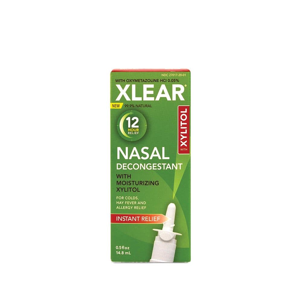 Xlear - 12 Hour Decongestant Spray - .5 oz