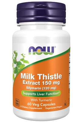 Now - Milk Thistle Extract 150 mg - 60 Capsules