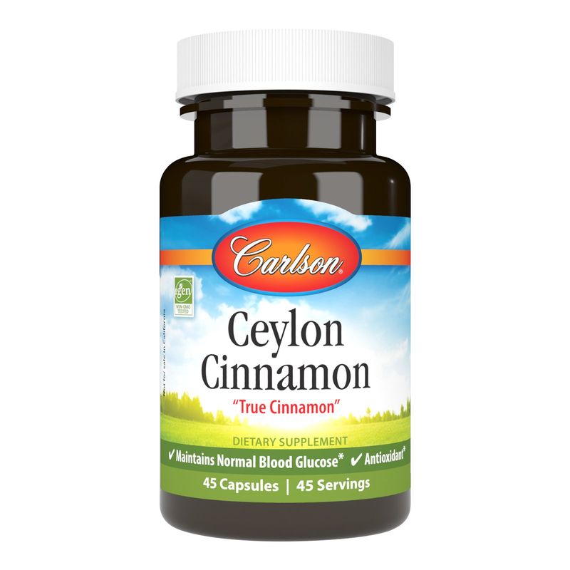 Carlson - Ceylon Cinnamon - 45 Capsules