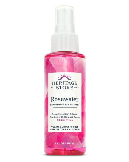 Heritage Store - Rose Petals Rosewater Spray - 4 oz