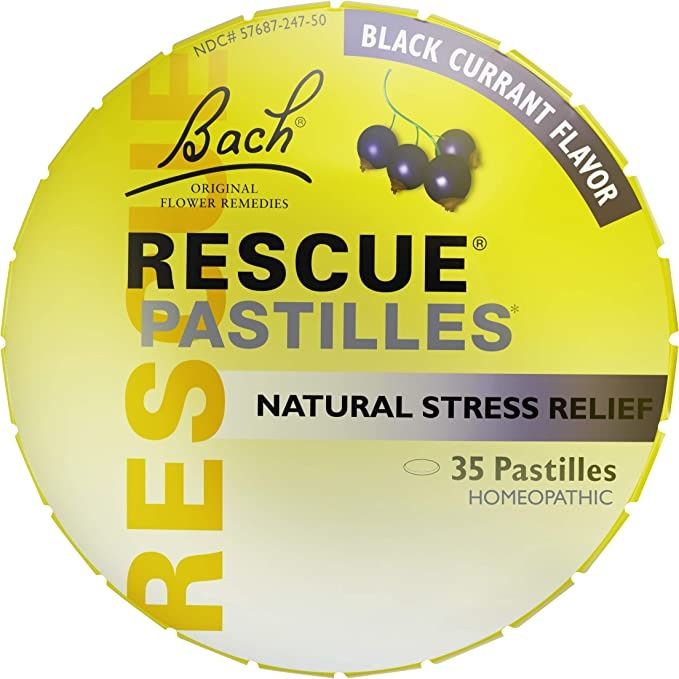 Bach Flower Remedies - Rescue Pastilles Black Currant - 50 grams