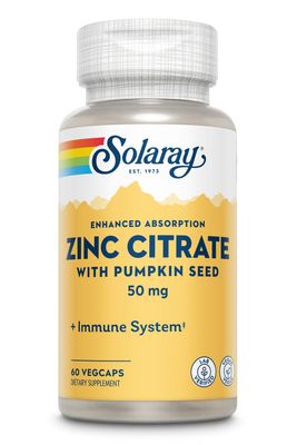 Solaray - Bio Citrate Zinc - 60 count Solaray - Bio Citrate Zinc - 60 count