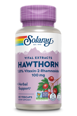 Solaray - Hawthorne Extract 100 mg - 60 Capsules