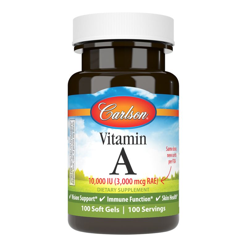 Carlson - Vitamin A 10,000 IU - 100 Softgels
