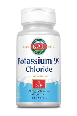 Kal - Potassium 99 Chloride - 100 Capsules