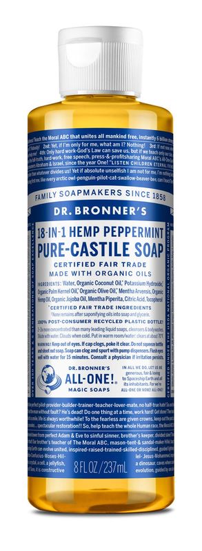 Dr Bronners - Organic Castile Liquid Soap Peppermint - 8 oz
