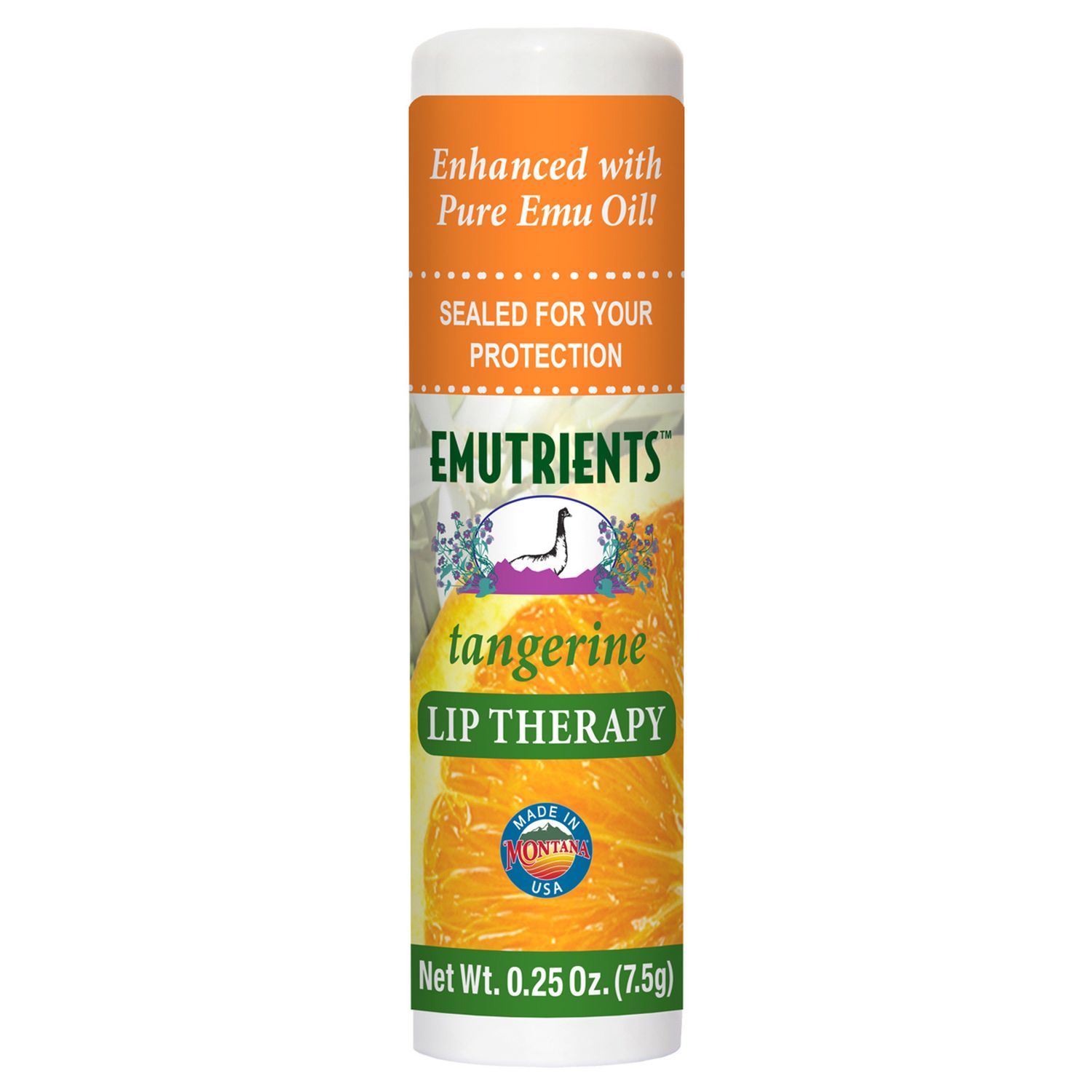 Montana Emu - Lip Balm Tangerine - 0.25 oz
