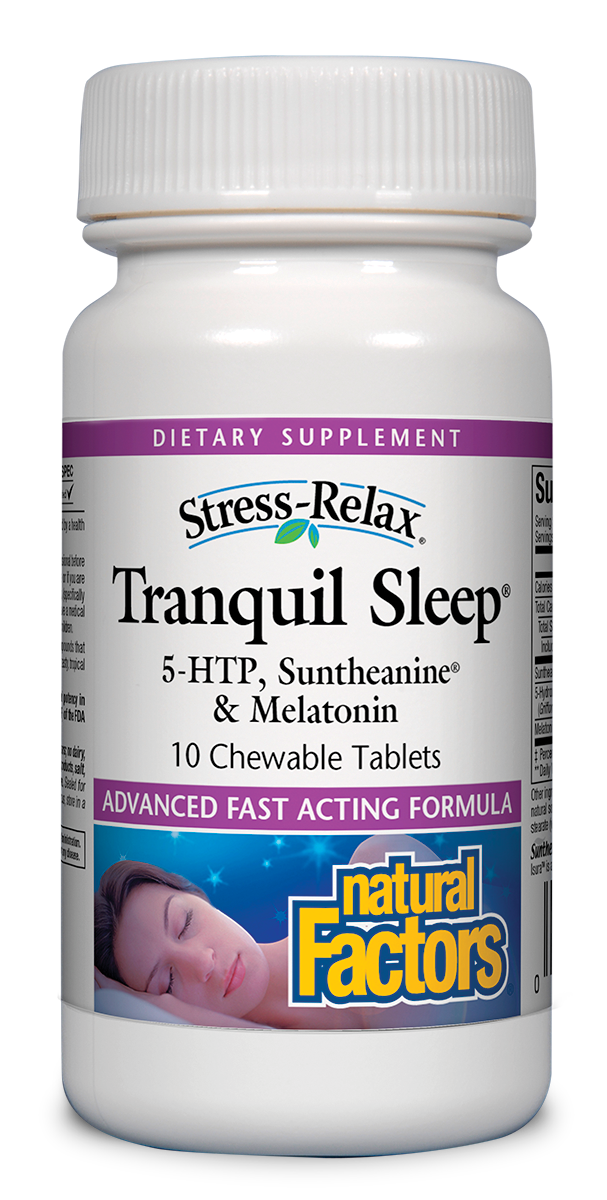 Natural Factors - Tranquil Sleep - 10 Chewables
