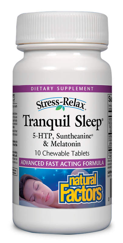 Natural Factors - Tranquil Sleep - 10 Chewables