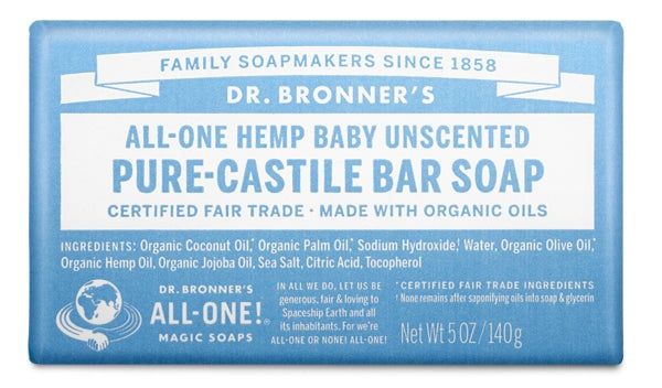 Dr Bronners - Organic Castile Soap Baby mild - 5 oz
