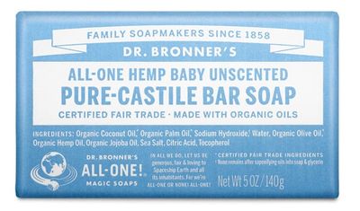 Dr Bronners - Organic Castile Soap Baby mild - 5 oz