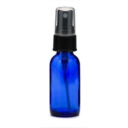 Wyndmere - 1 oz Cobalt Blue Glass Bottle With Mist Sprayer - 1 oz