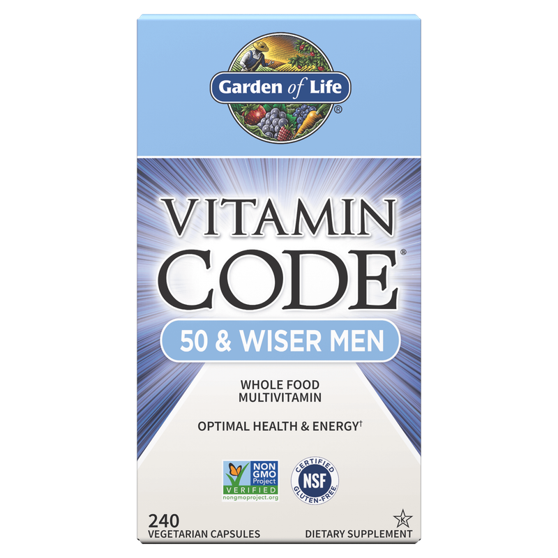 Garden of Life - Vitamin Code 50 &amp; Wiser Men Multivitamin