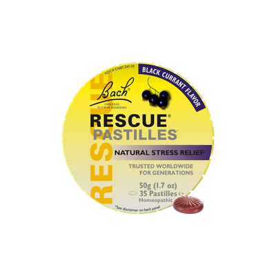 Bach Flower Remedies - Rescue Pastilles Black Currant - 50 grams