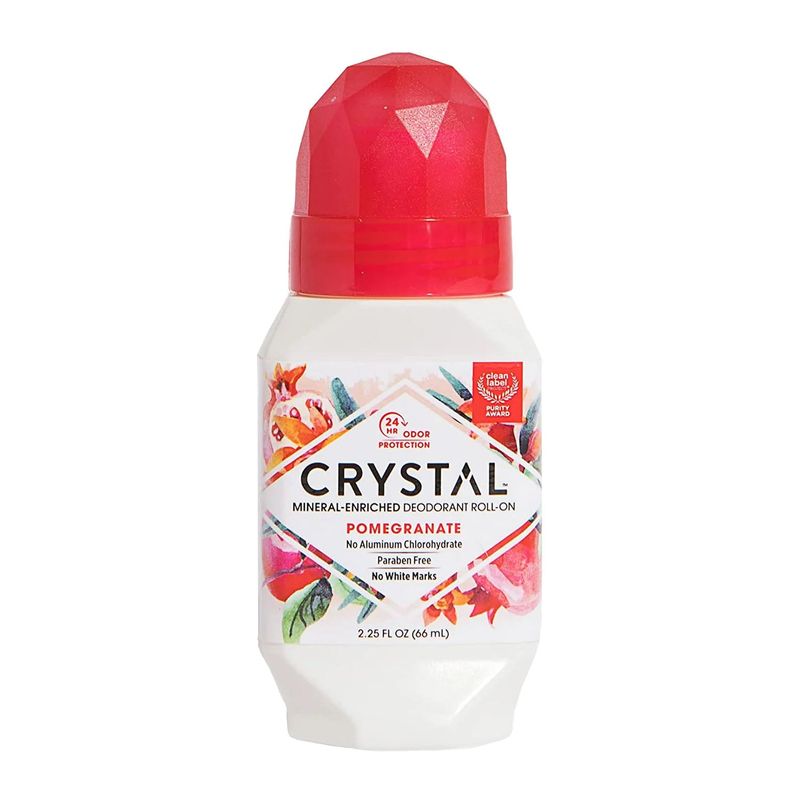 Crystal - Deodorant Roll-On Pomegranate - 2.25 oz