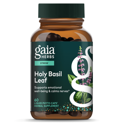 Gaia Herbs - Holy Basil Leaf - 60 Capsules