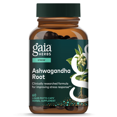 Gaia Herbs - Ashwagandha Root - 60 Capsules