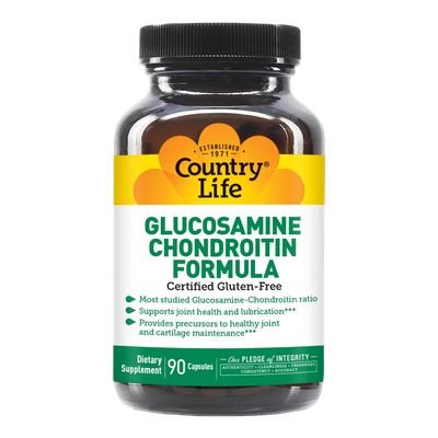 Country Life - Glucosamine Chondroitin Formula - 90 Veg Capsules