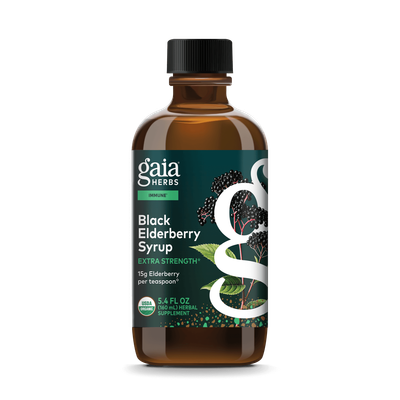 Gaia Herbs - Rapid Relief Black Elderberry Syrup - 5.4 oz